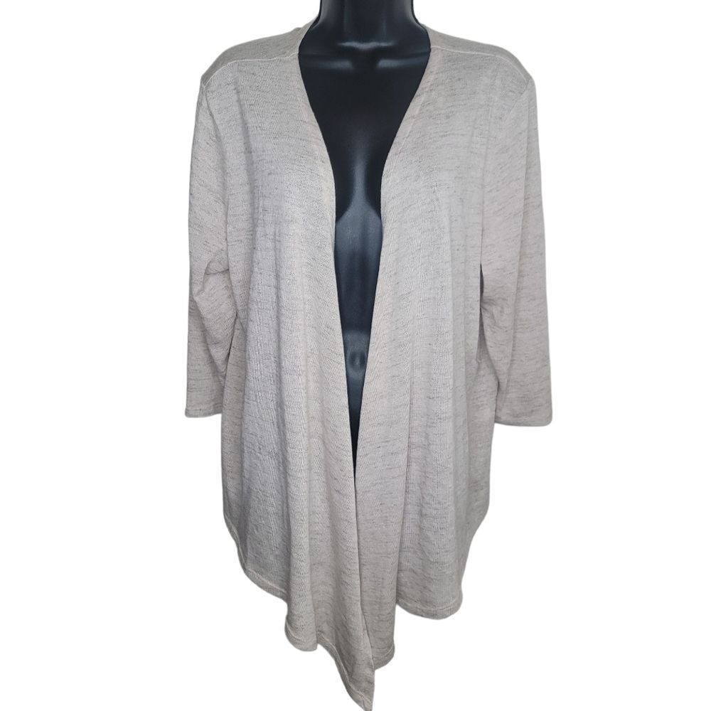 Chico's CoziSoft Tie-Front Wrap Cardi size 3/XL